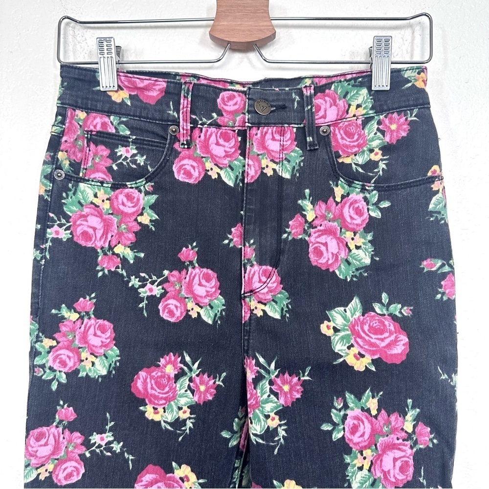 Guess 1981 3 Zip Crop Skinny Jeans Ankle Zip Rose Size 28 - Picture 6 of 11
